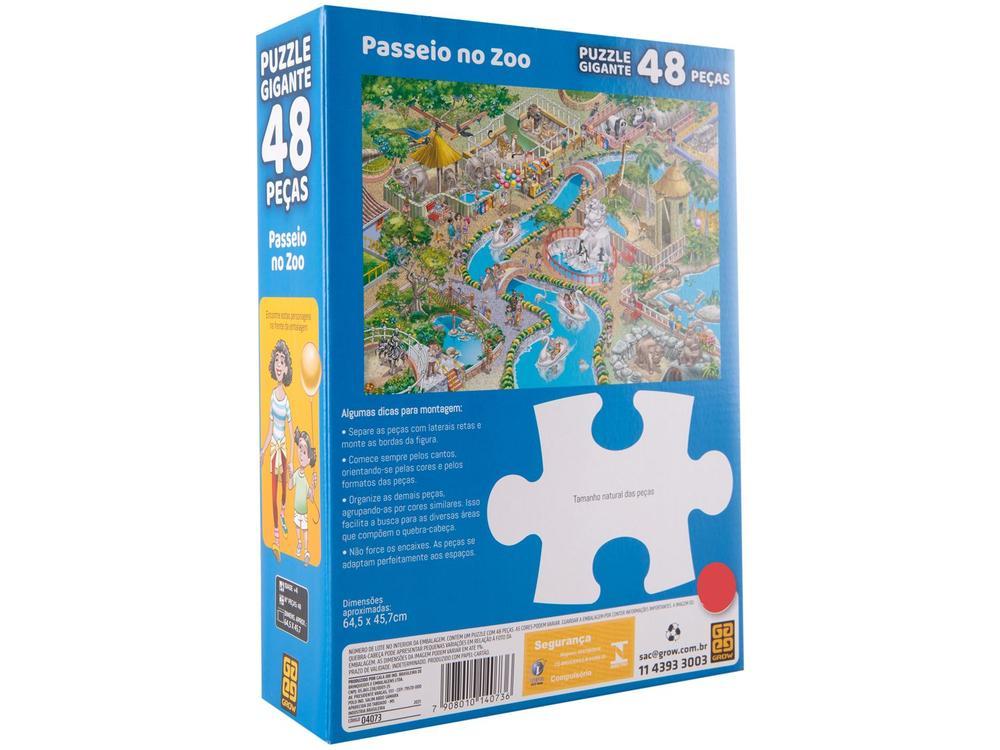 Quebra-cabeça 48 Peças Puzzle Gigante  - 7