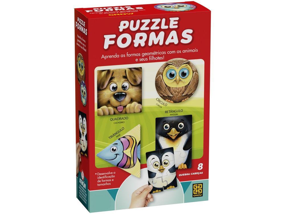 Quebra-cabeça 34 Peças Puzzle Formas Grow - 7