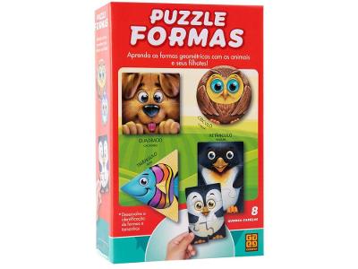 Quebra-cabeça 34 Peças Puzzle Formas Grow