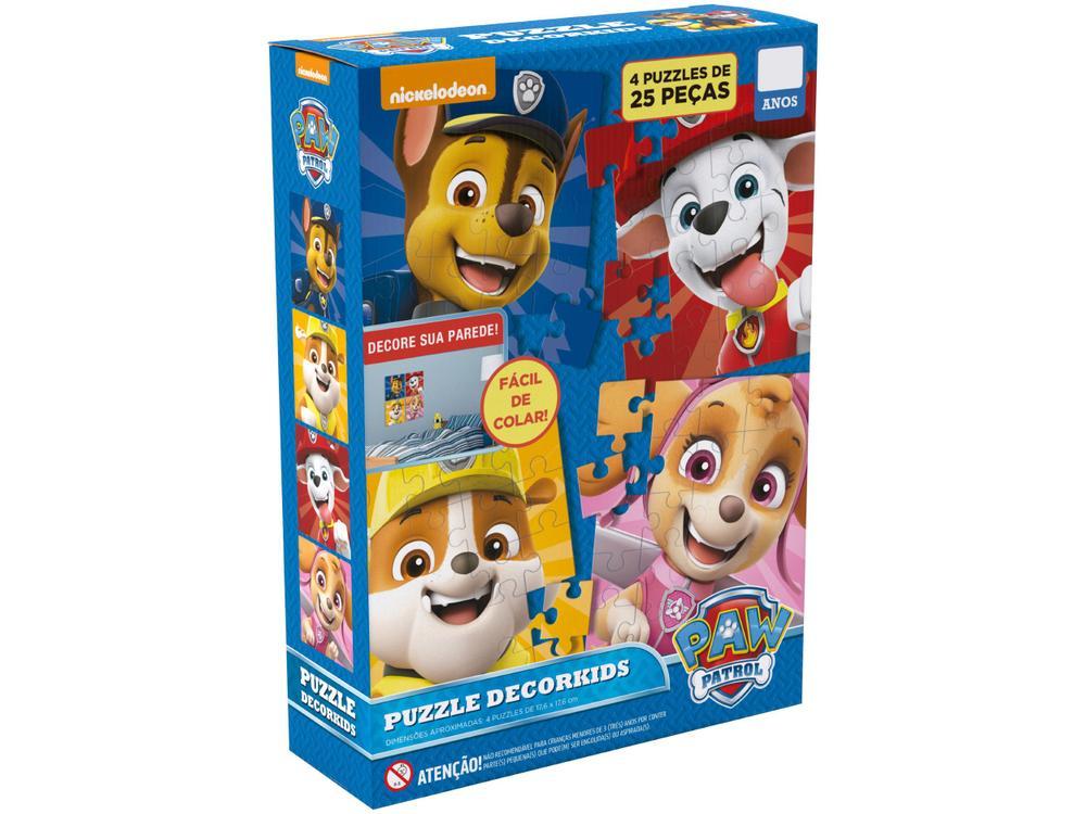 Quebra-cabeça Patrulha Canina Puzzle Decorkids - 1