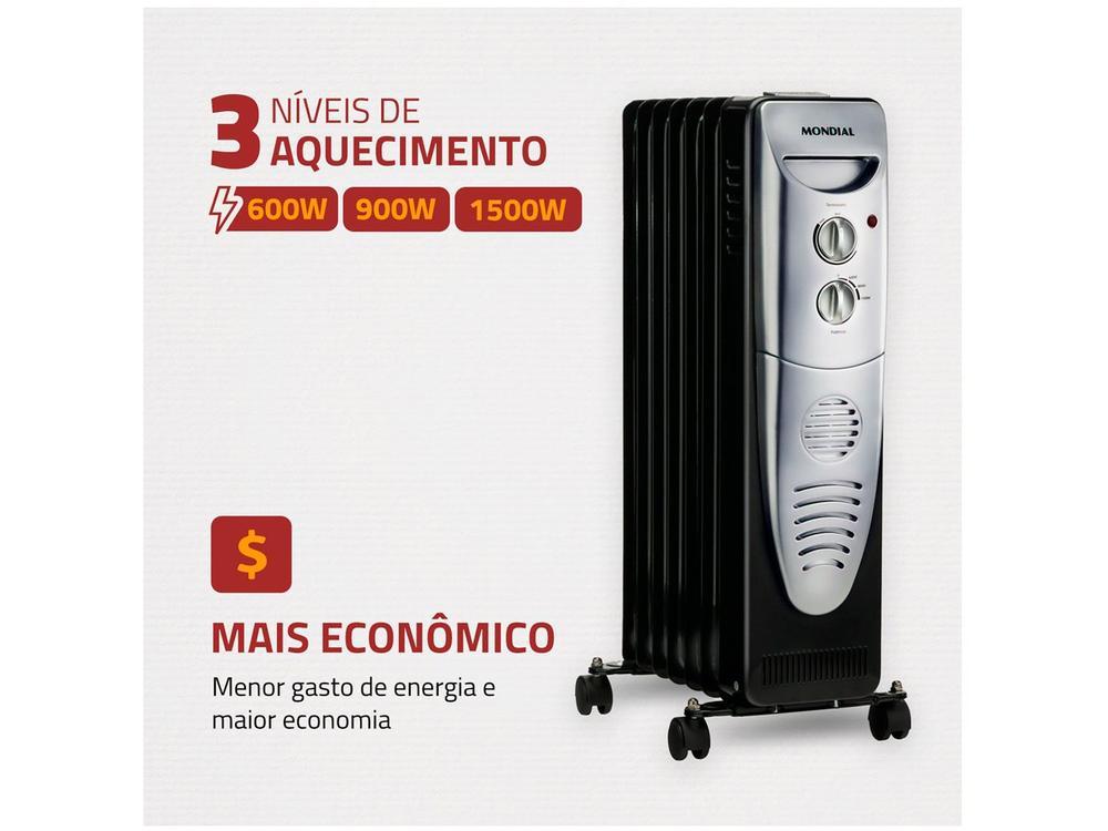 Aquecedor a Óleo Mondial A-06 Portátil - 4