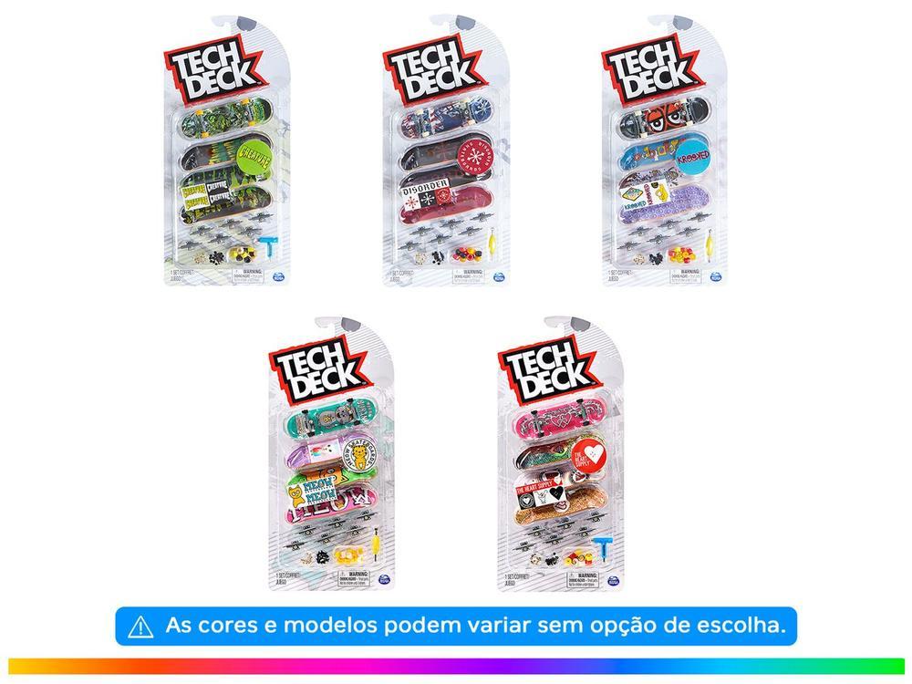 Kit Tech Deck Skate de Dedo com 4 Unidades - 2