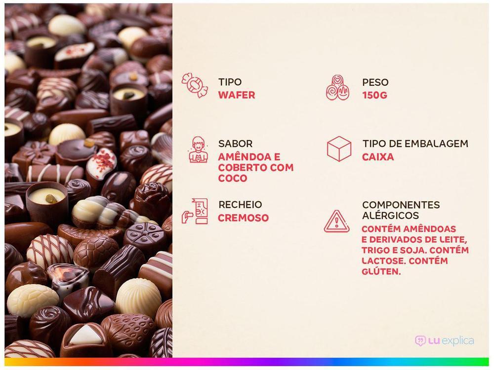 Bombom Confetteria Wafer Raffaello Amêndoa e - 3