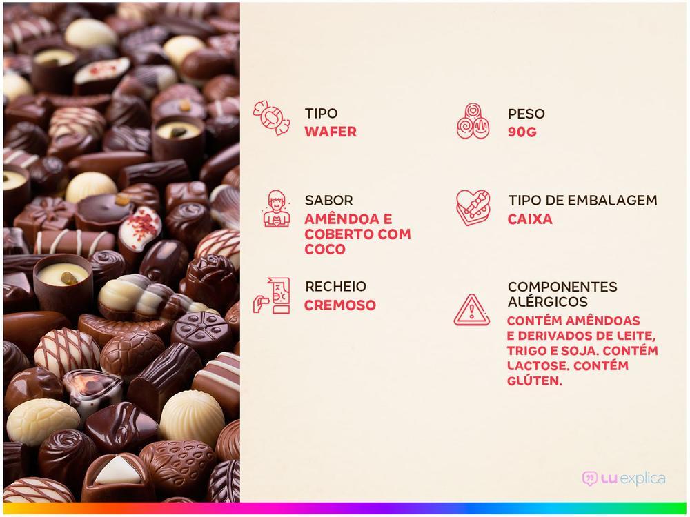 Bombom Confetteria Wafer Raffaello Amêndoa e - 3