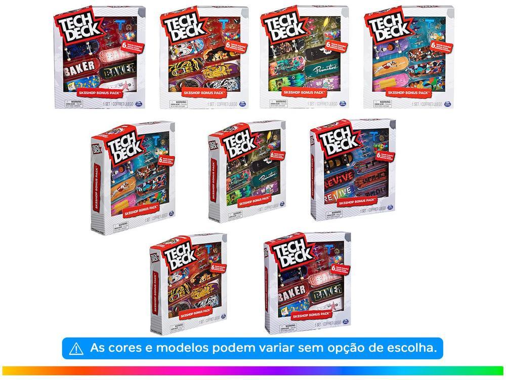 Skate De Dedo Tech Deck com 6 Skates  - 2