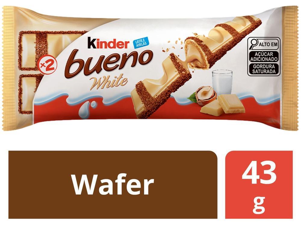 Wafer Snack Kinder White Bueno 39g - 8