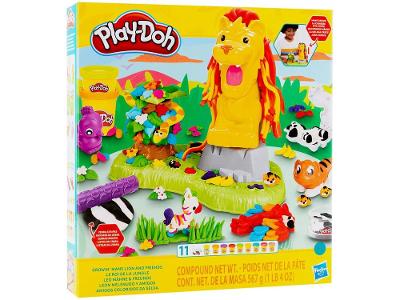 Massinha Play-Doh Amigos Coloridos da Selva