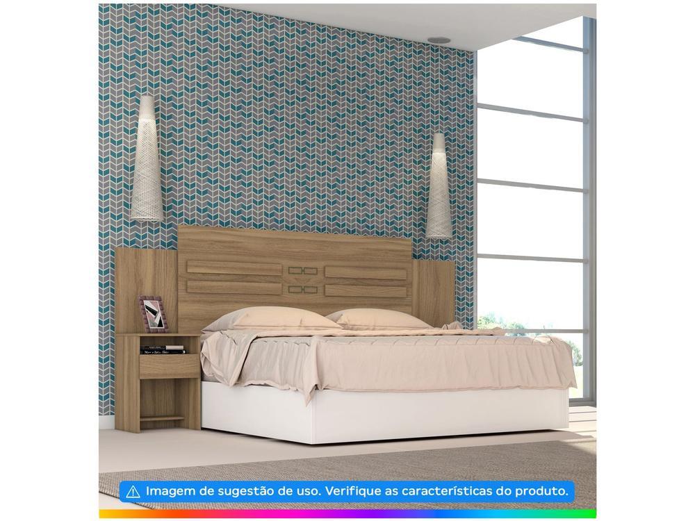 Cabeceira Casal com Sommier Pintura UV Demóbile - 11