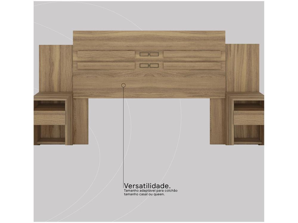 Cabeceira Casal com Sommier Pintura UV Demóbile - 7