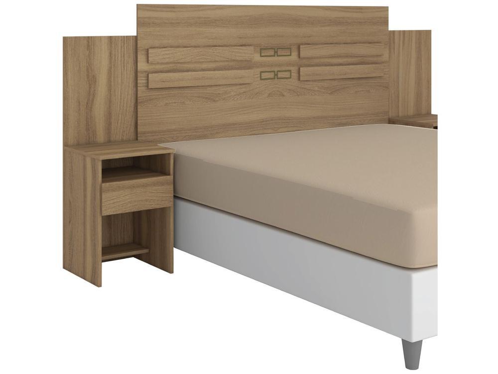 Cabeceira Casal com Sommier Pintura UV Demóbile - 8