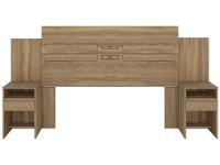 Cabeceira Casal com Sommier Pintura UV Demóbile - 1