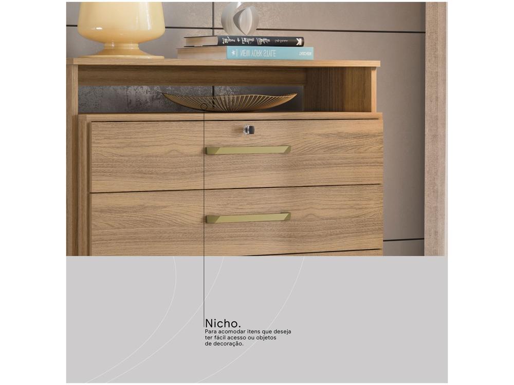 Cômoda com Chave 5 Gavetas Demóbile Triunfo - 18