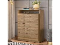 Cômoda com Chave 5 Gavetas Demóbile Triunfo - 14