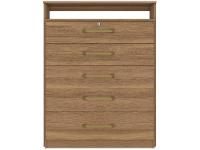 Cômoda com Chave 5 Gavetas Demóbile Triunfo - 11