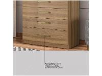 Cômoda com Chave 5 Gavetas Demóbile Triunfo - 9