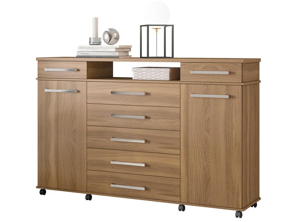 Cômoda 7 Gavetas 2 Portas Demóbile London - 14