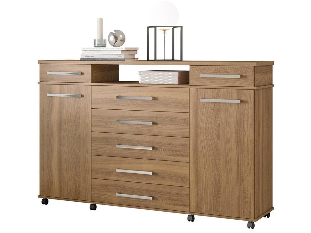 Cômoda 7 Gavetas 2 Portas Demóbile London - 1