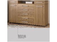 Cômoda 7 Gavetas 2 Portas Demóbile London - 13