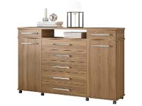 Cômoda 7 Gavetas 2 Portas Demóbile London - 1