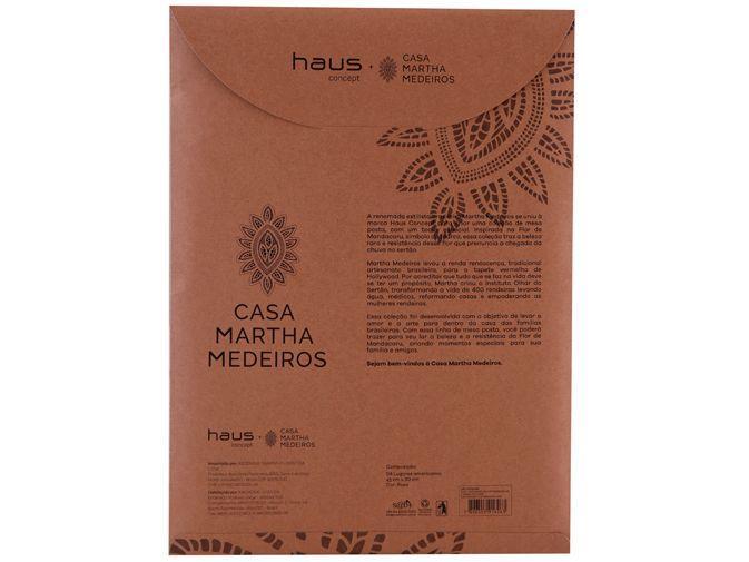 Jogo Americano Mandacaru Martha Medeiros Areia 4 Peças 43x30cm - 7