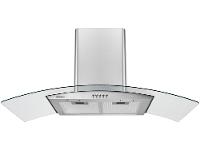 Coifa de Parede Mondial 90cm até 6 Bocas Vidro Curvo CF90-01 - 1