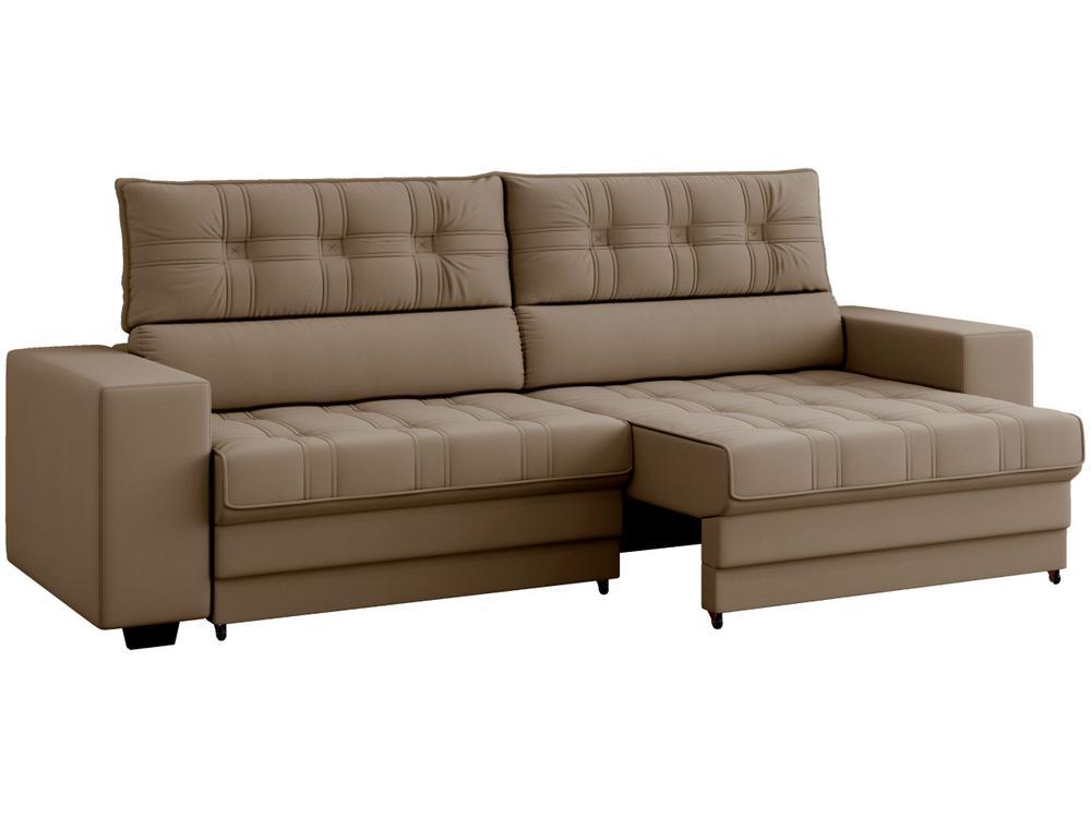 Sofá Retrátil Reclinável 3 Lugares Veludo Medelín Besthouse - 1