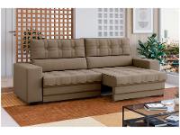 Sofá Retrátil Reclinável 3 Lugares Veludo Medelín Besthouse