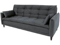 Sofá-cama Casal 3 Lugares Reclinável Suede Linoforte Estela - 5