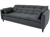 Sofá-cama Casal 3 Lugares Reclinável Suede Linoforte Estela - 6
