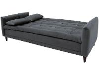 Sofá-cama Casal 3 Lugares Reclinável Suede Linoforte Estela - 7