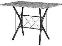 Mesa de Jantar 6 Cadeiras Retangular Preta  - 6