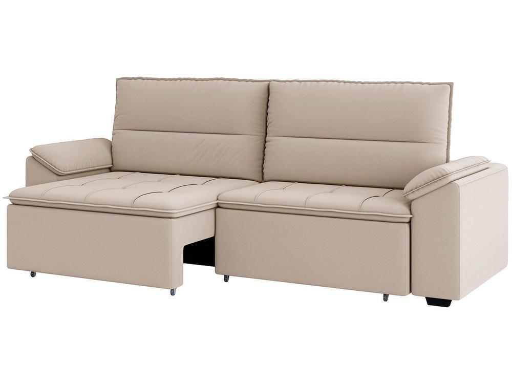 Sofá Retrátil Reclinável 5 Lugares Veludo Panamá Besthouse - 1