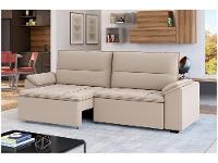 Sofá Retrátil Reclinável 5 Lugares Veludo Panamá Besthouse - 5