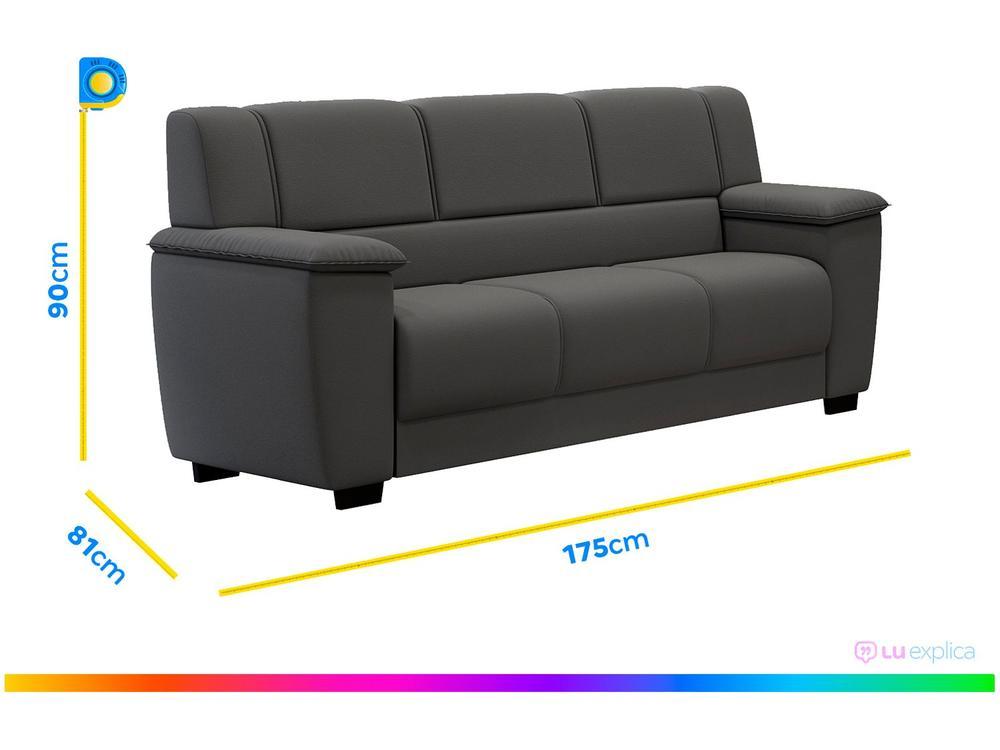 Conjunto de Sofás 2 e 3 Lugares Milão Besthouse - 3