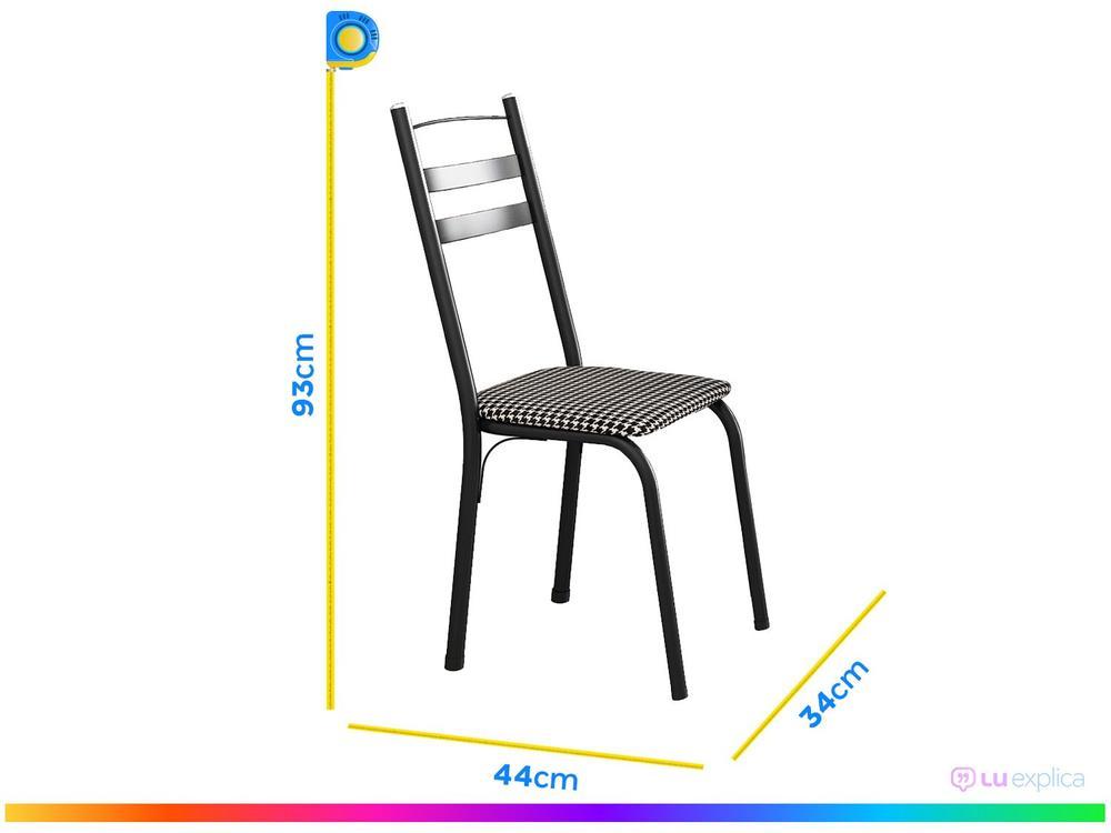 Mesa de Jantar 4 Cadeiras Redonda Artefamol América Capri - 4