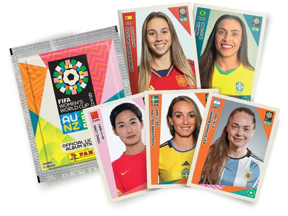Kit Álbum de Figurinhas Copa do Mundo Feminina Austrália 2023 com 10 Pacotes de Figurinhas Panini - 3