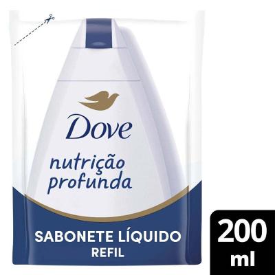 Sabonete Líquido para o Corpo Dove Nutrição Profunda 200ml