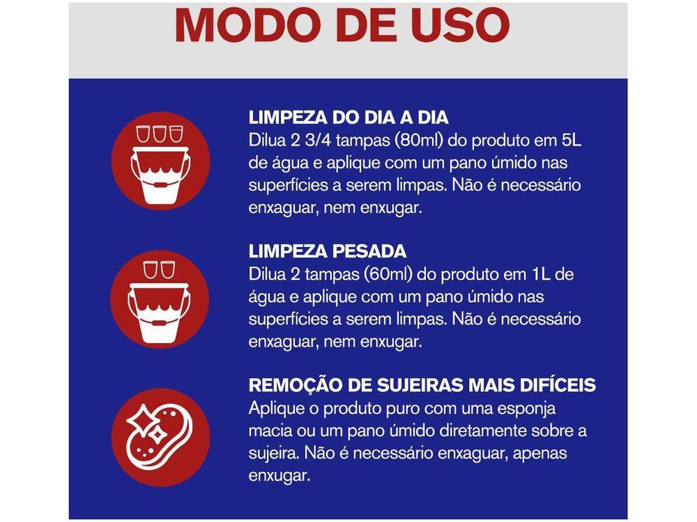 Limpador Multiuso Veja Limpeza Pesada Original - 7