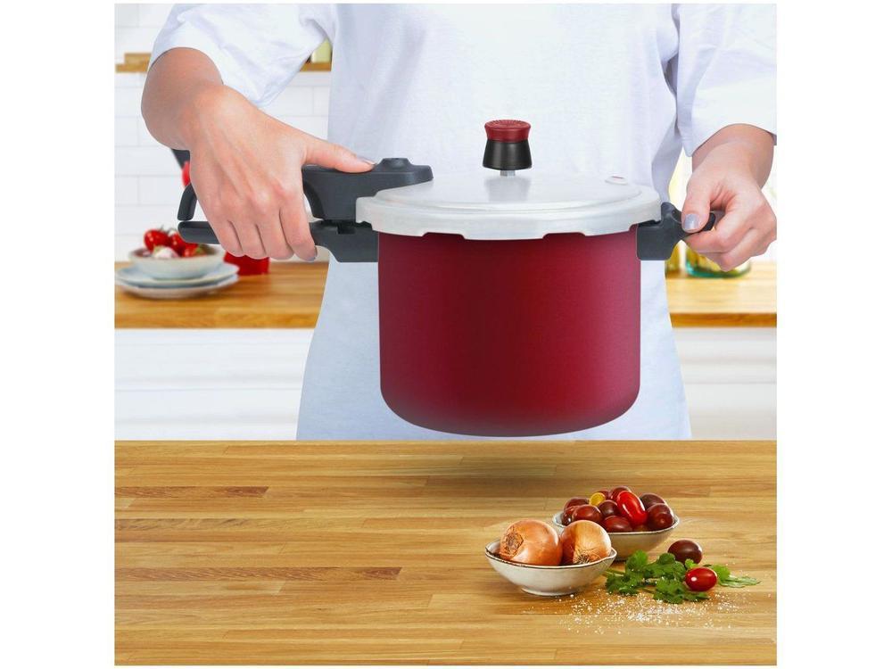Panela de Pressão Rochedo 4,5L Vermelho - 2