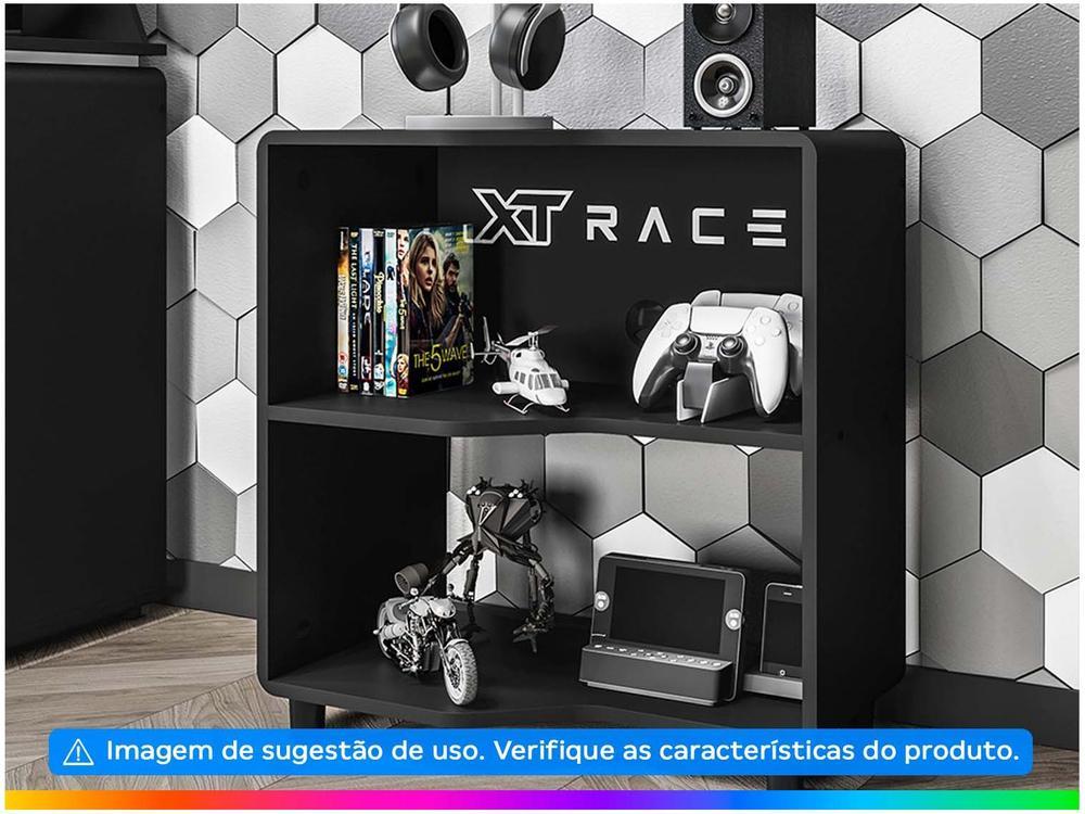 Estante Gamer 1 Prateleira XT Racer Force One Preto e Branco - 2