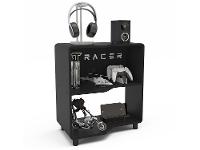 Estante Gamer 1 Prateleira XT Racer Force One Preto e Branco - 3