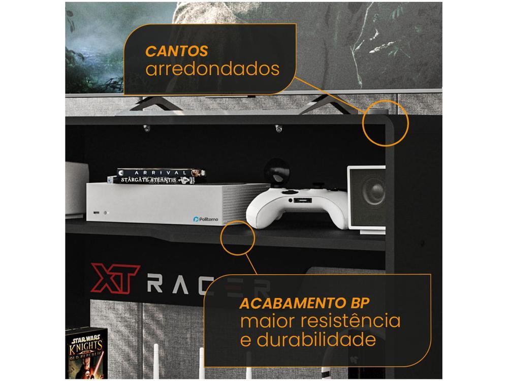 Rack para TV até 40” XT Racer Max Air Preto e Vermelho - 4