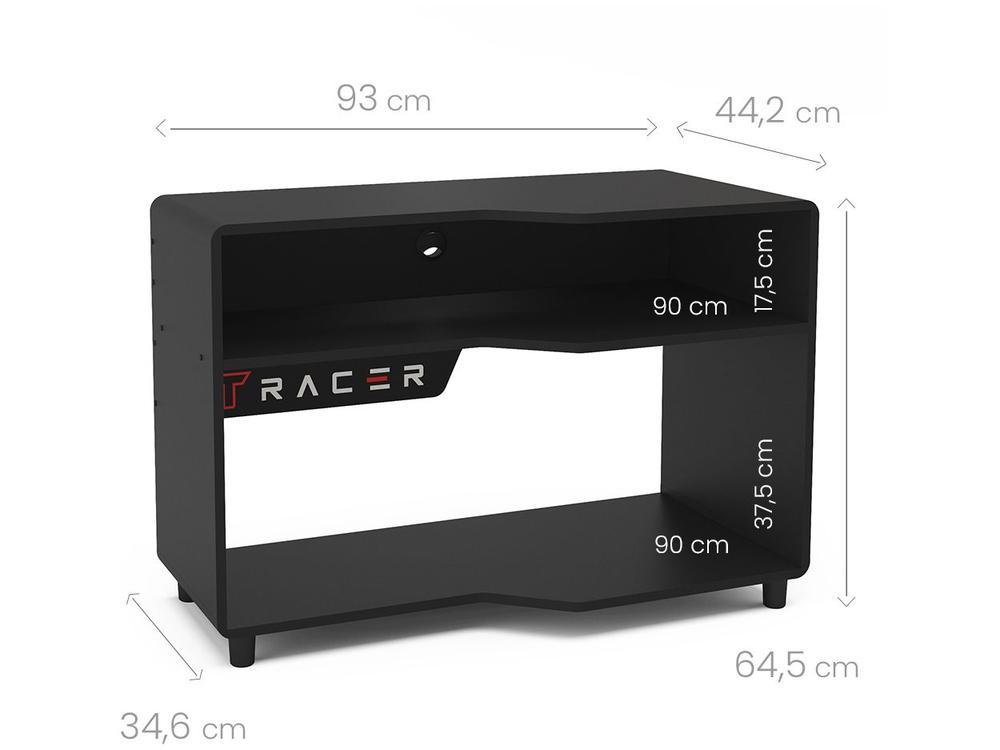Rack para TV até 40” XT Racer Max Air Preto e Vermelho - 5