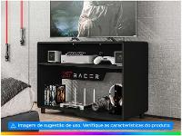 Rack para TV até 40” XT Racer Max Air Preto e Vermelho - 2