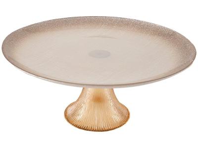Boleira de Vidro Nell Gold 28cm 