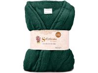 Roupão de Inverno Atlântica Kimono de Microfibra Verde Botânico - 3