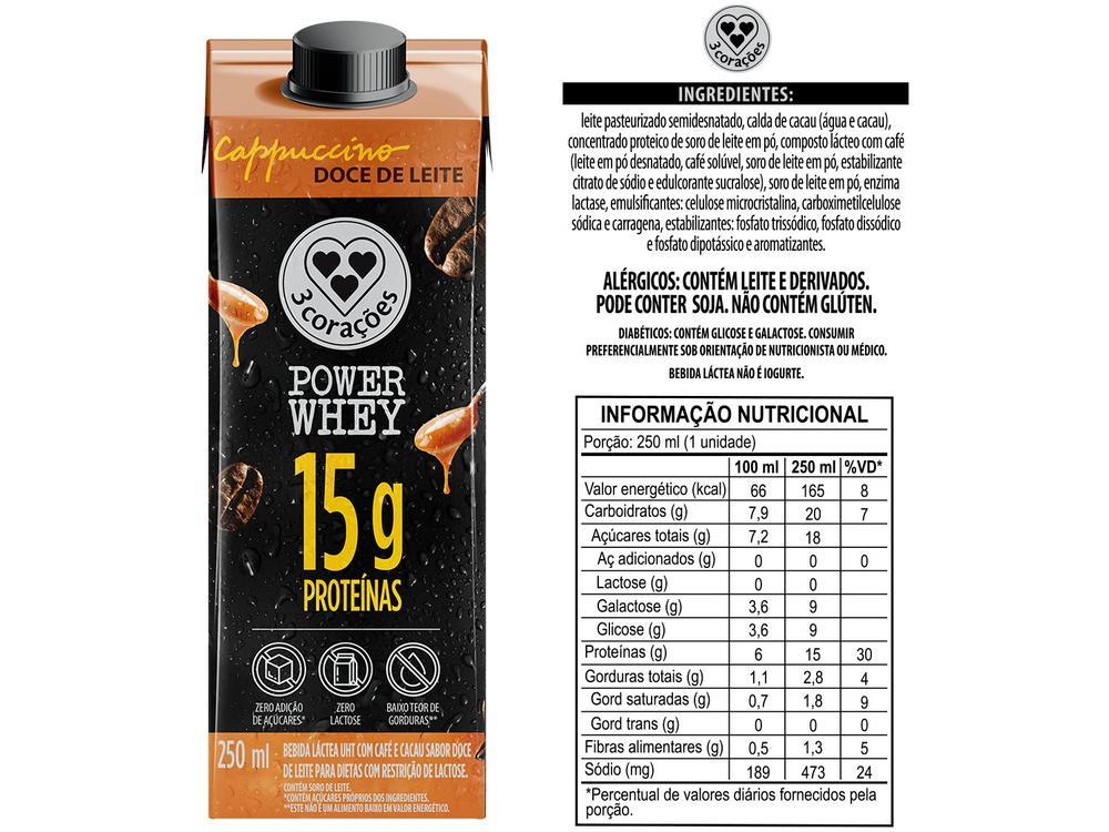 Bebida Láctea UHT com 15g de Proteínas 3 Corações - 7