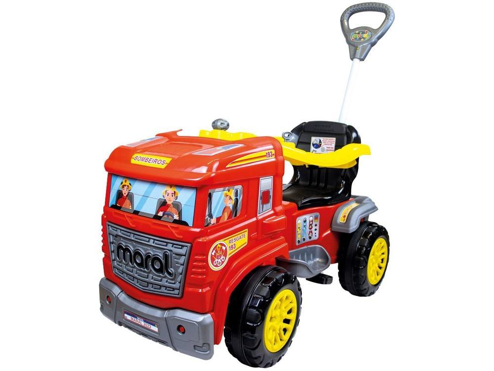 Carrinho de Passeio Infantil Bombeiros com Pedal - 11