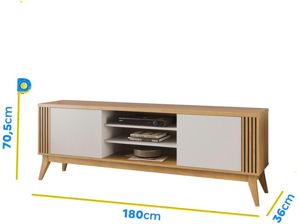 Rack para TV até 60” Bancada 2 Portas EDN Móveis Legacy - 4