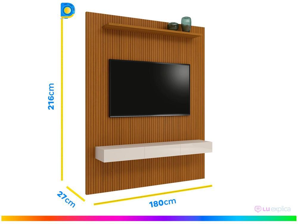 Painel para TV até 75” EDN Móveis Turin - 3
